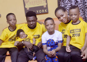 Kunle Afod and family