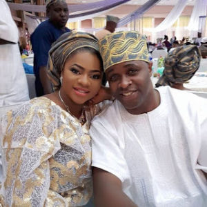 Femi Adebayo and wife