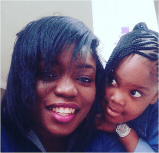 Bisola and her daughter picture