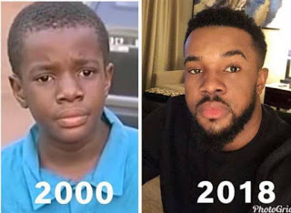 Williams Uchembah as a child actor (Pictures)