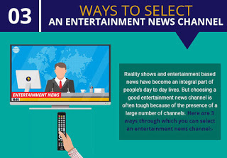 Infographic: 3 Ways To Select An Entertainment News Channel