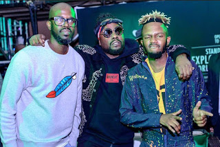 Kwesta pictured with Wale