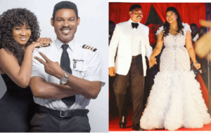 Omotola and captain mattew ekeinde wedding pictures