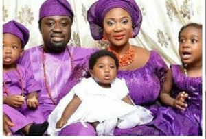 Mercy Johnson and her family pictures