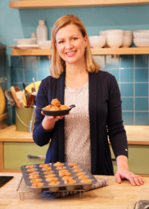 Anna Olson in the kitchen