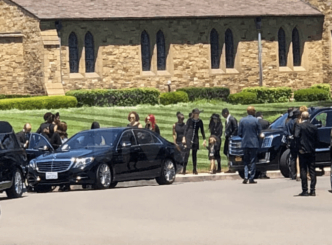 Joe Jackson's funeral photos