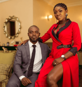 Yvonne Jegede and her husband photo