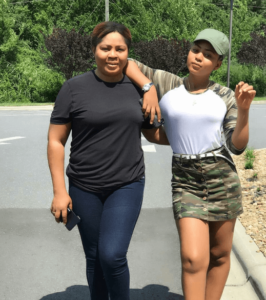 Rita daniel pictured with her daughter Regina daniels