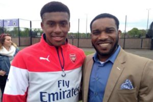 Alex Iwobi and Jay Jay Okocha