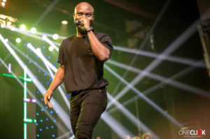 King Promise pictured on stage