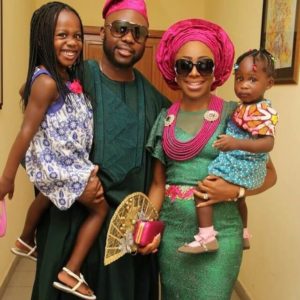 Dakore Egbuson Akande and her husband