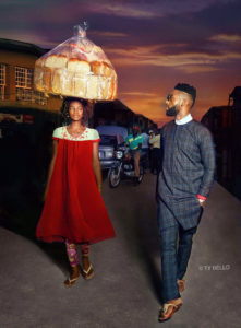 Olajumoke bread seller bomb into photoshoot