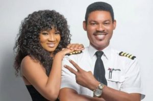 Omotola Jalade-Ekeinde and her husband