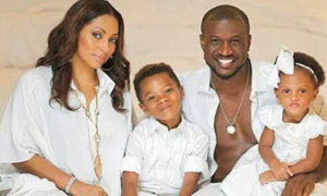 Peter Okoye, wife and children