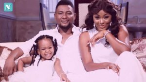 Chacha Eke, husband and daughter