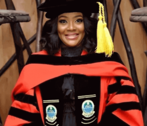 Helen Paul bagged a doctorate degree