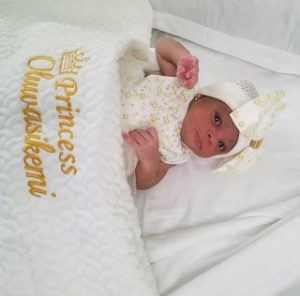Sola Kosoko new born baby