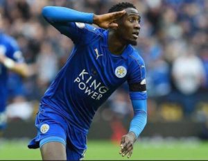 Wilfred Ndidi pictured on pitch