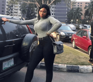 Meet Yvonne Rofem - The Self Acclaimed Tallest Girl In Nigeria