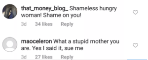Comments on Regina Daniels mother