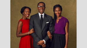 Dr Tony Rapu and his daughters