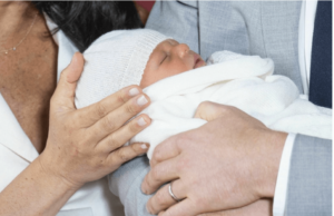 Prince Harry and wife baby photo