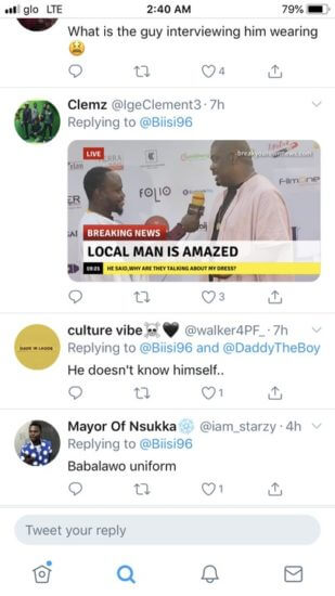 Don Jazzy Agbada comments