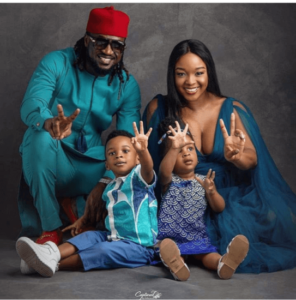 Paul Okoye and wife celebrates twins 2nd birthday