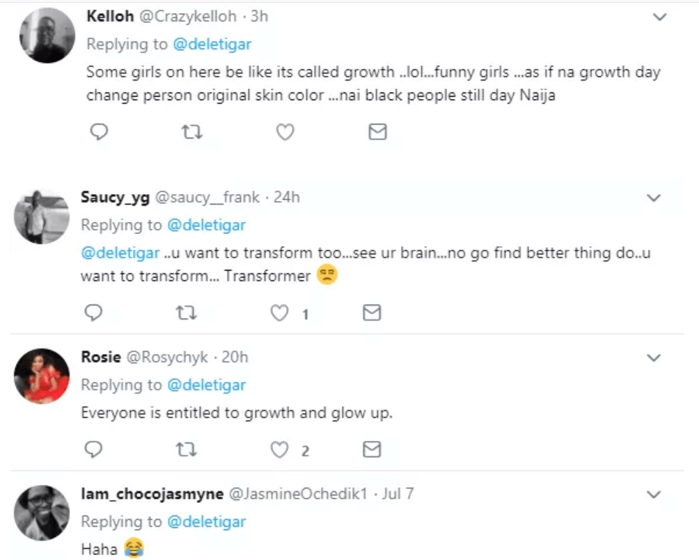 Tacha old photos on twitter