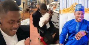 Yinka Ayefele welcomes triplets with wife