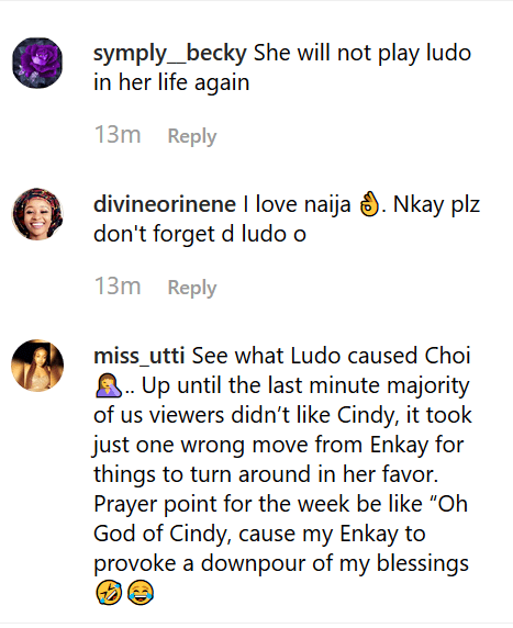 Enkay leaves comments