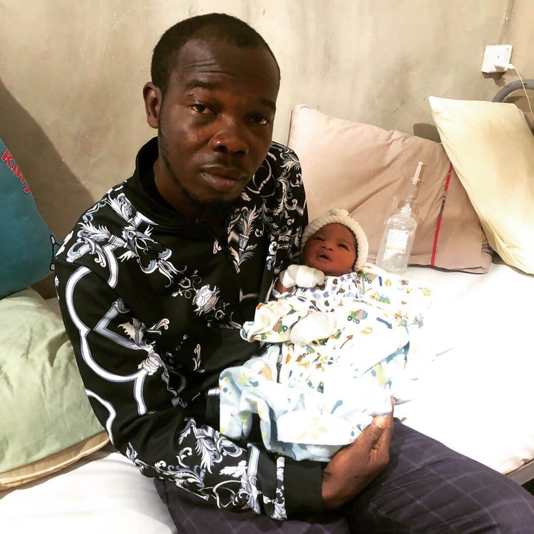Tayo Amokade known as Ojebu welcomes baby girl (photos)
