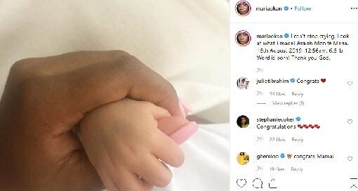 Nigerian OAP, Maria Okan Announces Birth of Child