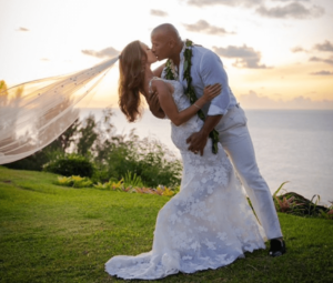 The Rock and girlfriend marriage photos