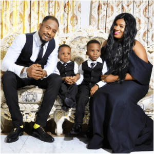 Junior Pope, wife & Sons