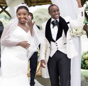 Catherine Kamau and husband Philip Karanja