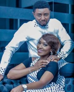 Esther Audu and husband picture