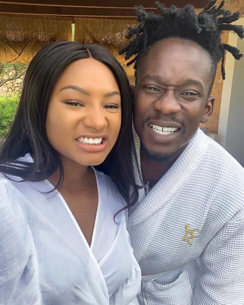 Temi Otedola and boyfriend Mr Eazi