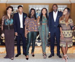 Temi Otedola and family