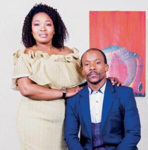 Mduduzi Mabaso and wife Fatima