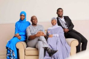 Aisha Yesufu, Husband and children photo