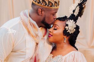 Adewale Adeleke and wife traditional wedding