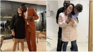 Niyi-BBNaija, wife and son